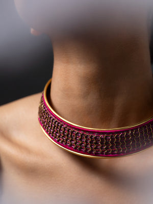 Kunvar Pink  Choker