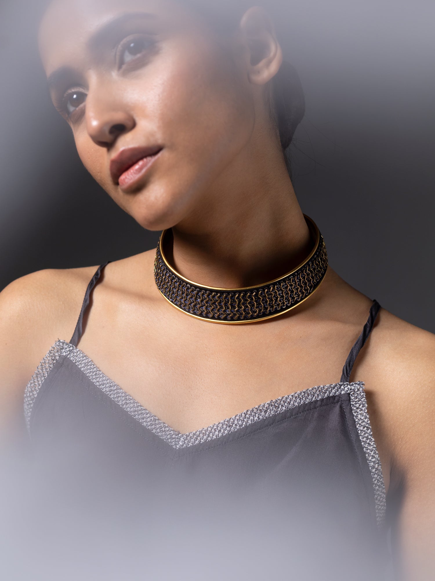 Kunvar Black  Choker