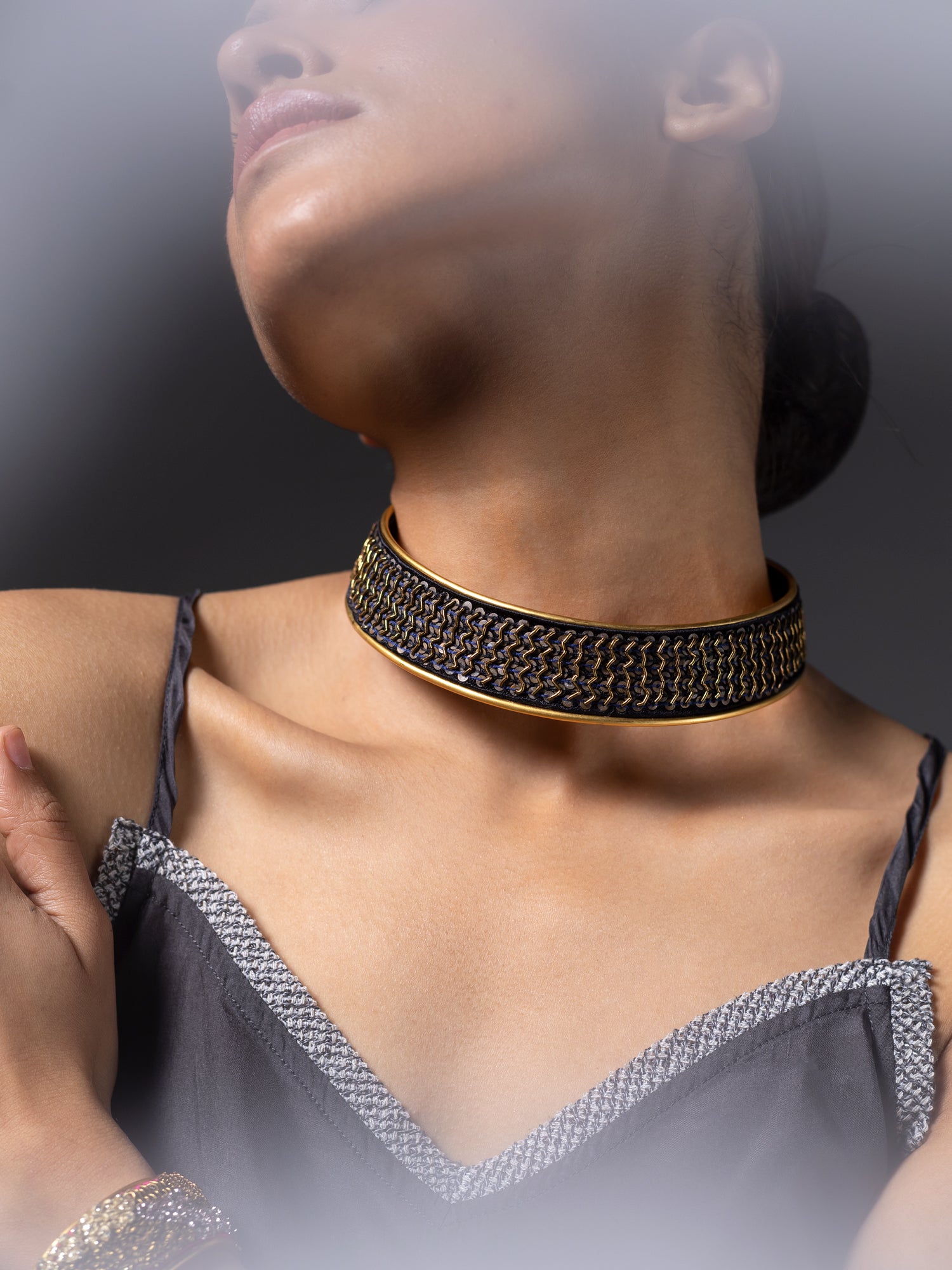 Kunvar Black  Choker