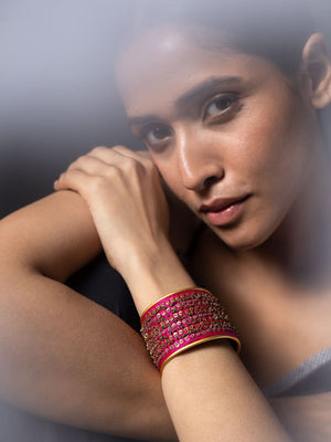 Moti Mah  Pink  Bracelet