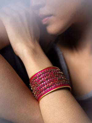 Moti Mah  Pink  Bracelet