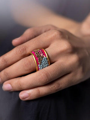 Pariza  Pink  Ring