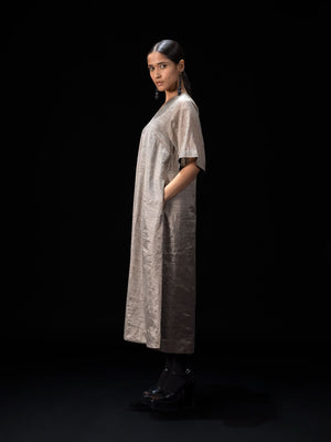 Spiral Silver Dress