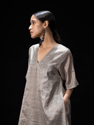 Spiral Silver Dress