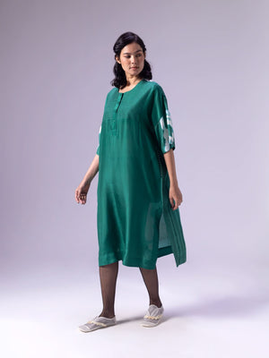 Jalabiya Green Kaftan