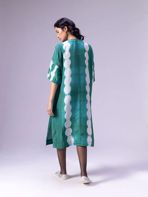 Jalabiya Green Kaftan