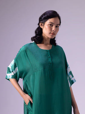 Jalabiya Green Kaftan
