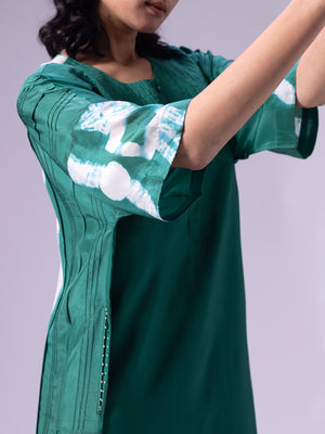 Jalabiya Green Kaftan