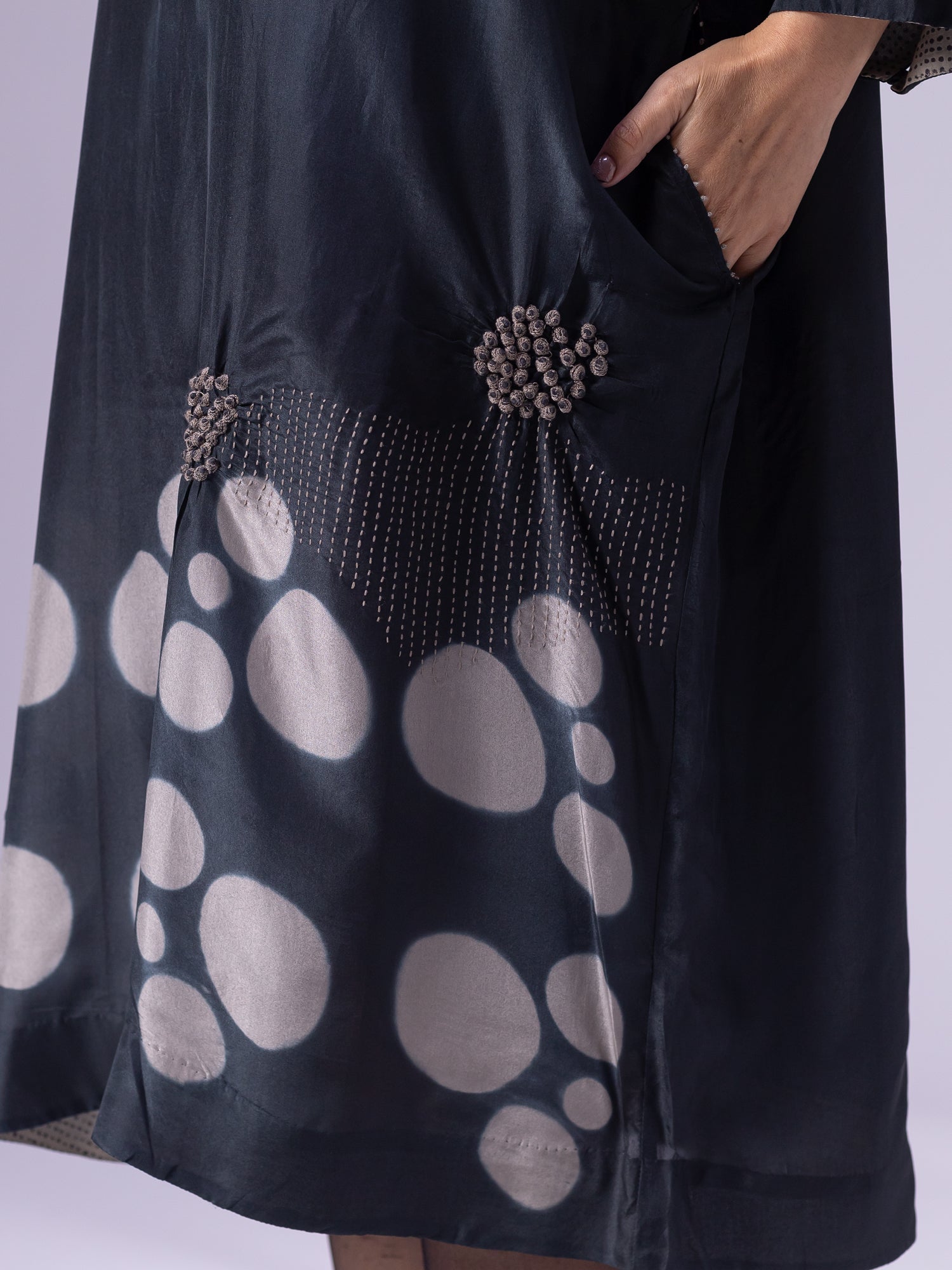 Suzani Black Kaftan
