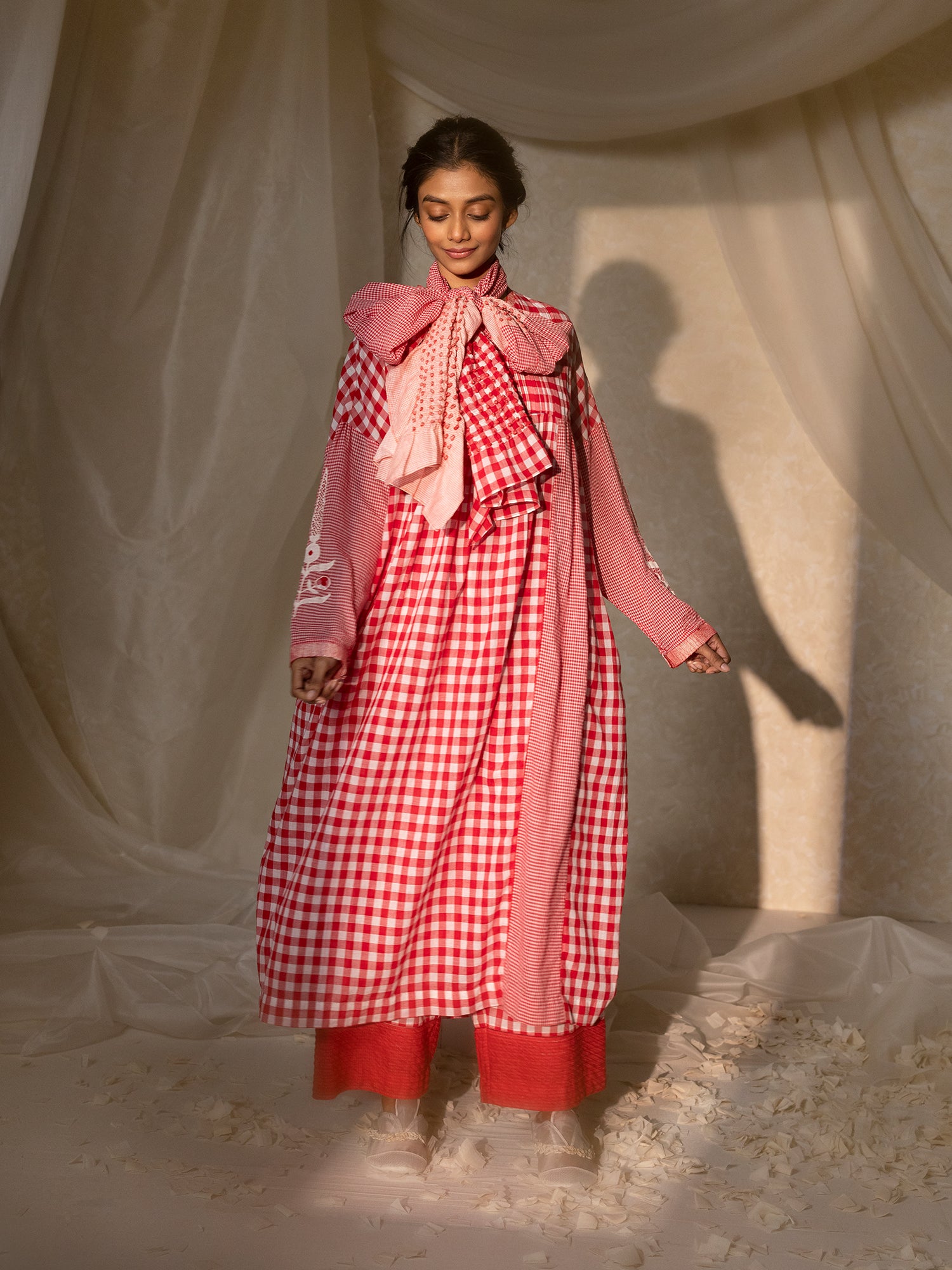 Bhavi Red/Tea Kaftan