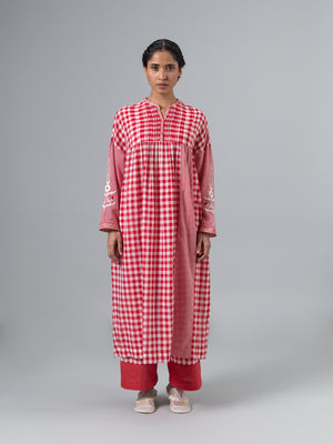 Bhavi Red/Tea Kaftan