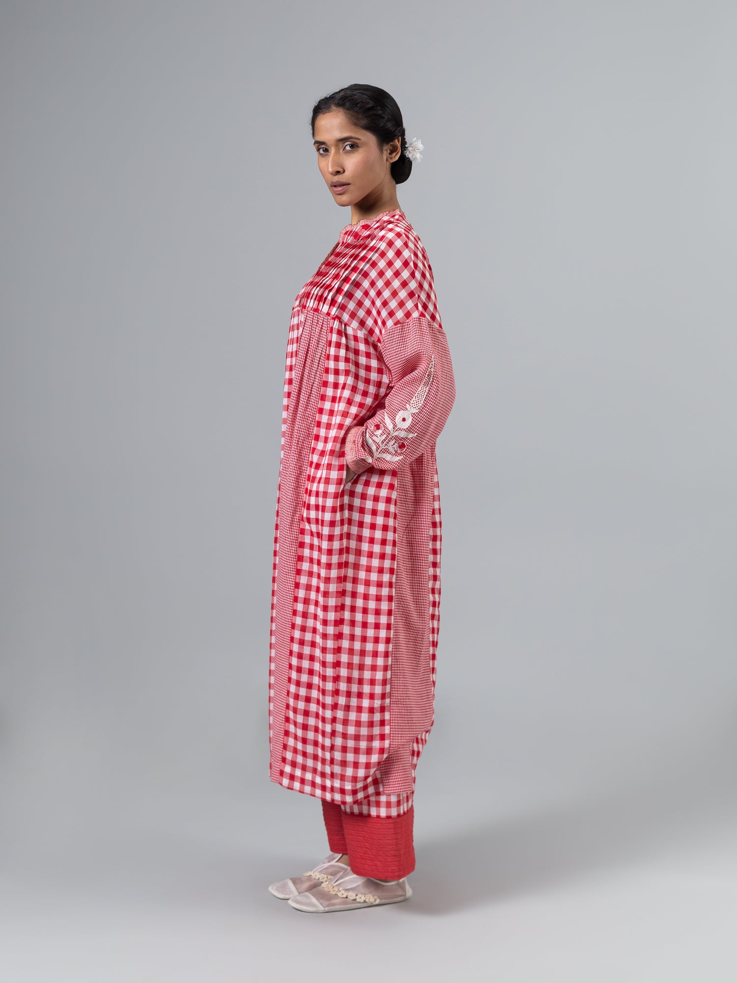 Bhavi Red/Tea Kaftan