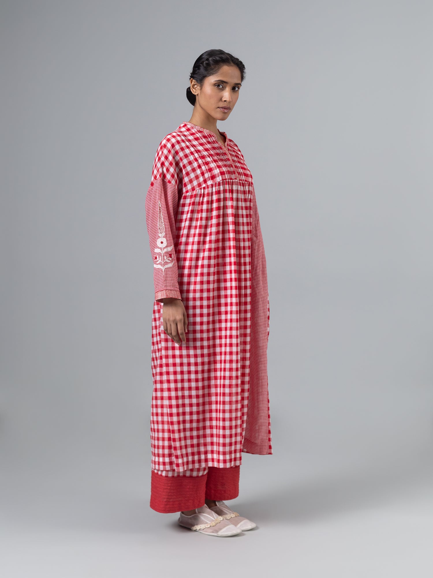 Bhavi Red/Tea Kaftan