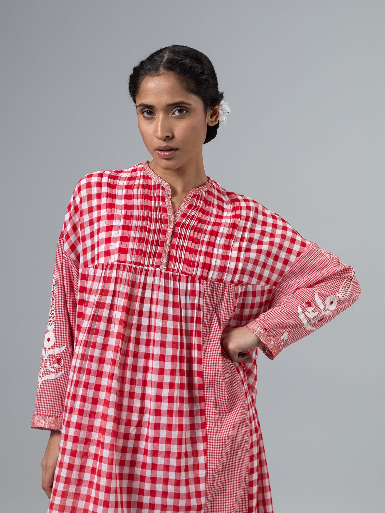 Bhavi Red/Tea Kaftan