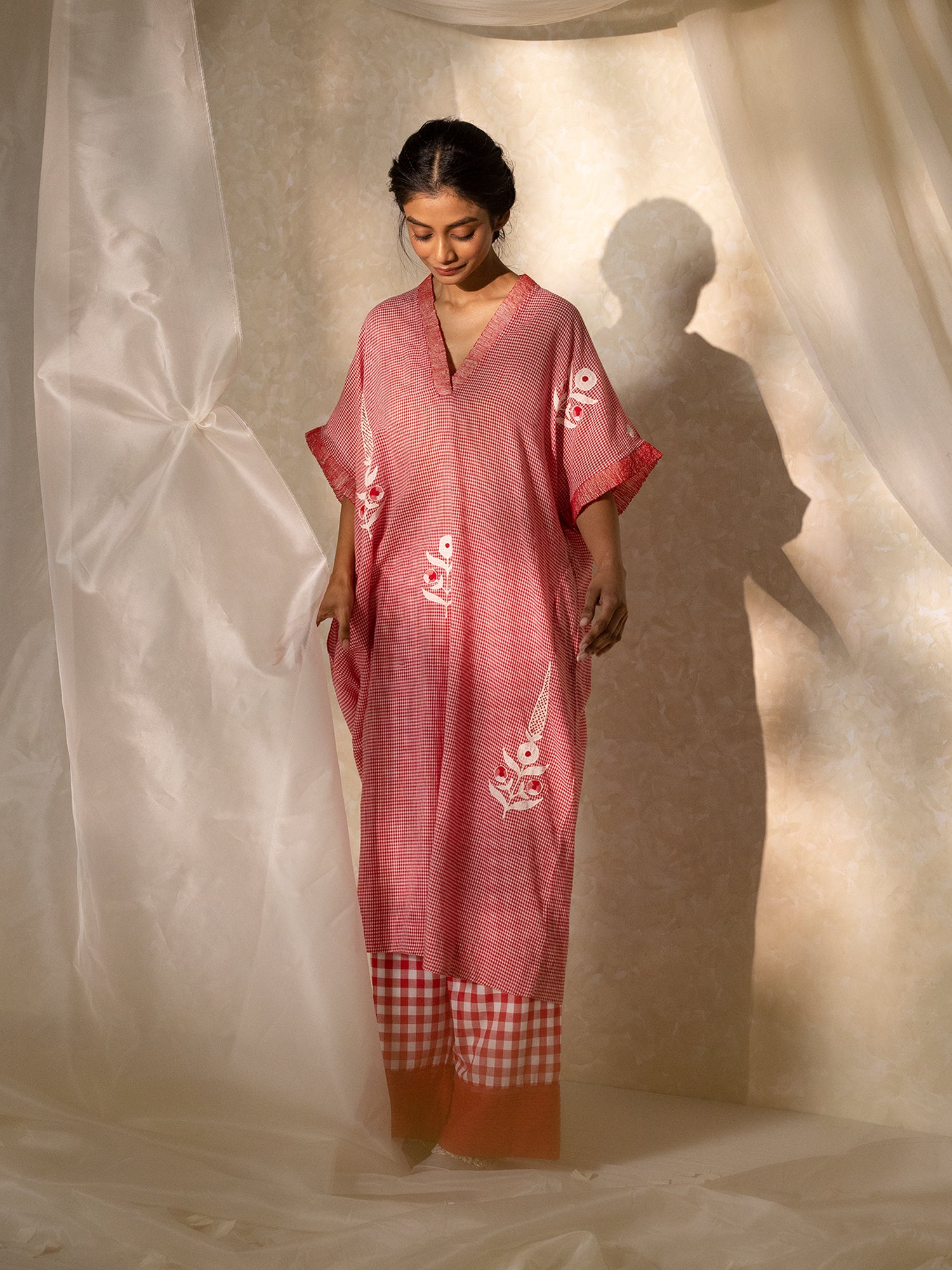 Jini Red Kaftan