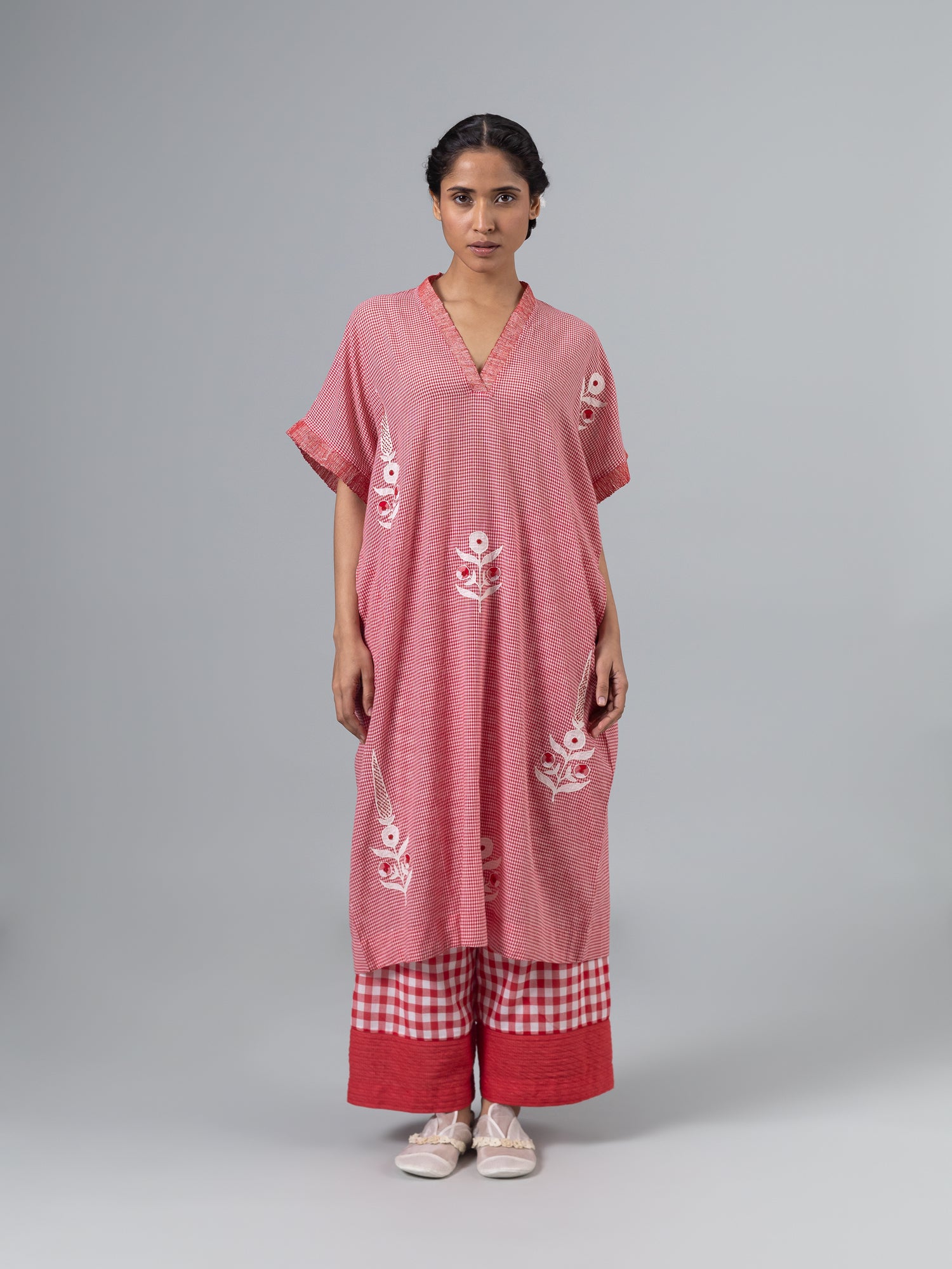 Jini Red Kaftan