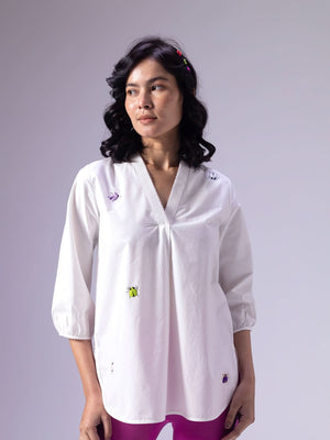 Takashi White Top