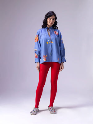 Umi  Blue Top