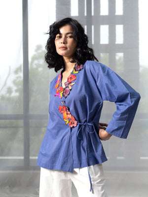 Ikiru Blue Top