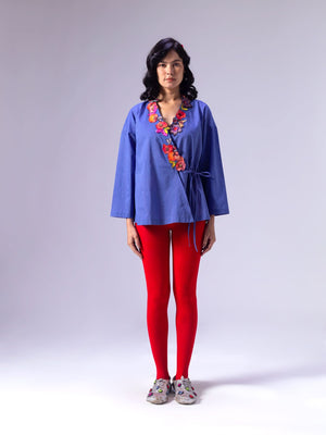 Ikiru Blue Top