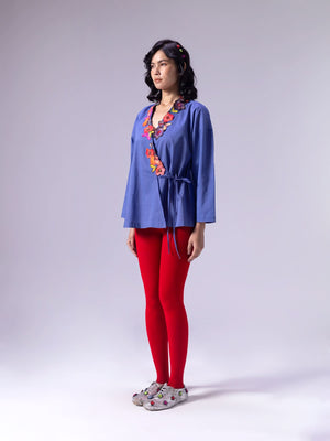 Ikiru Blue Top