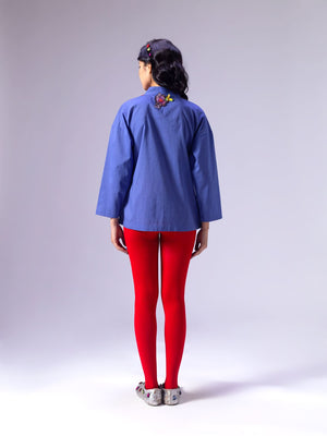 Ikiru Blue Top