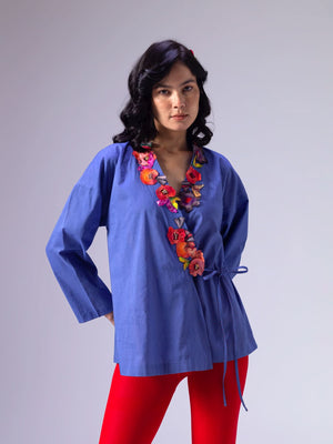 Ikiru Blue Top