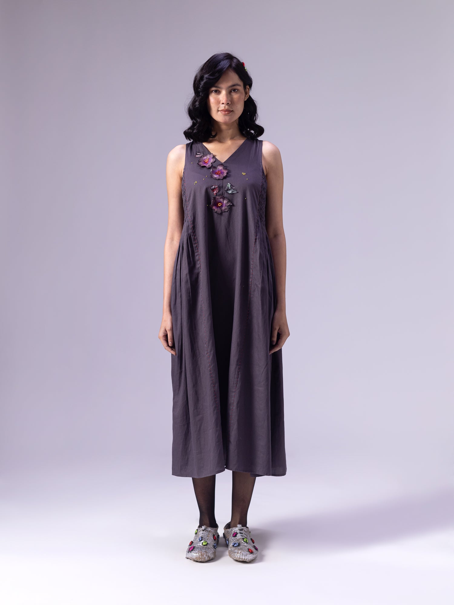 Hoshi Charcoal Dress