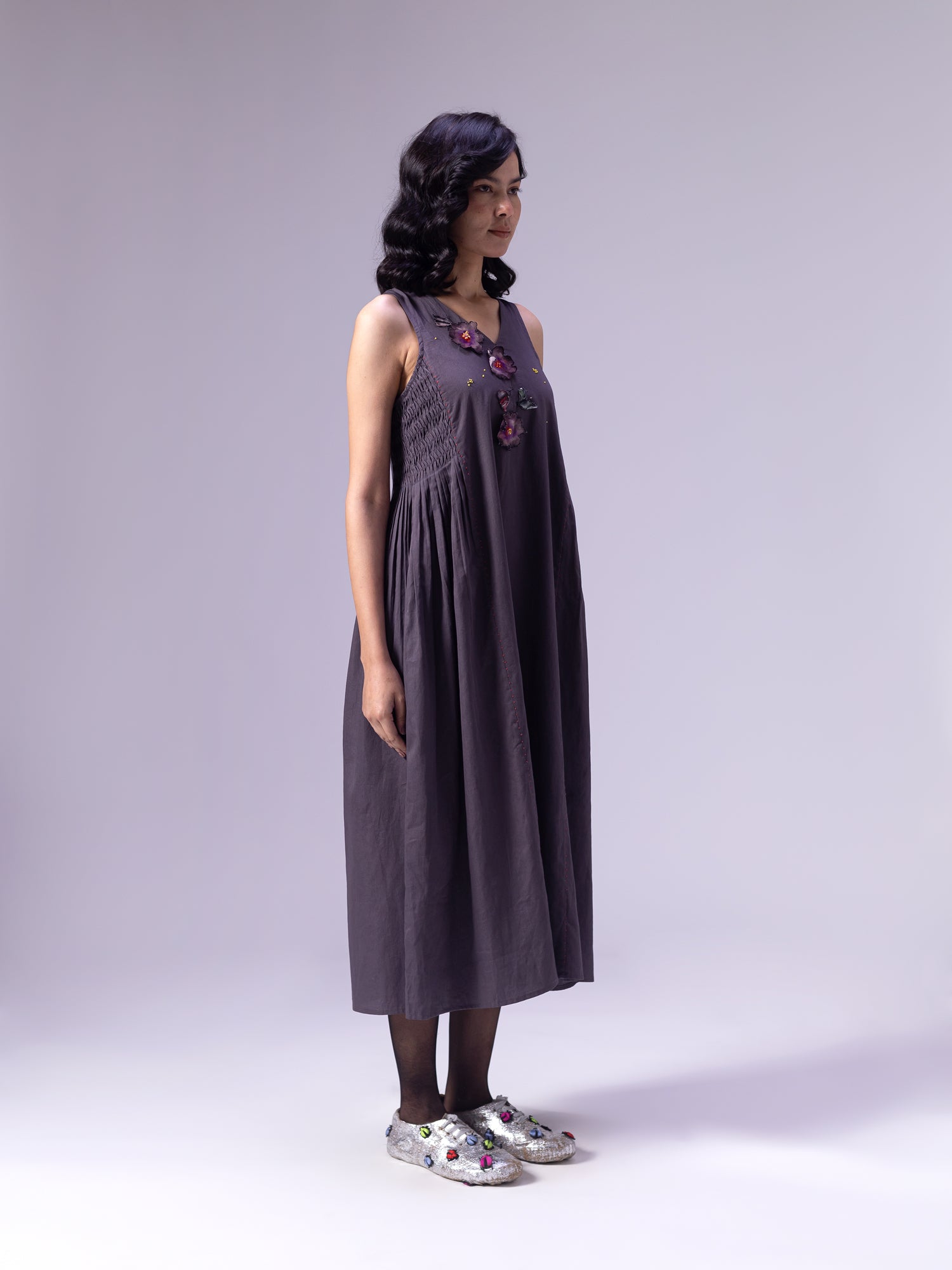 Hoshi Charcoal Dress
