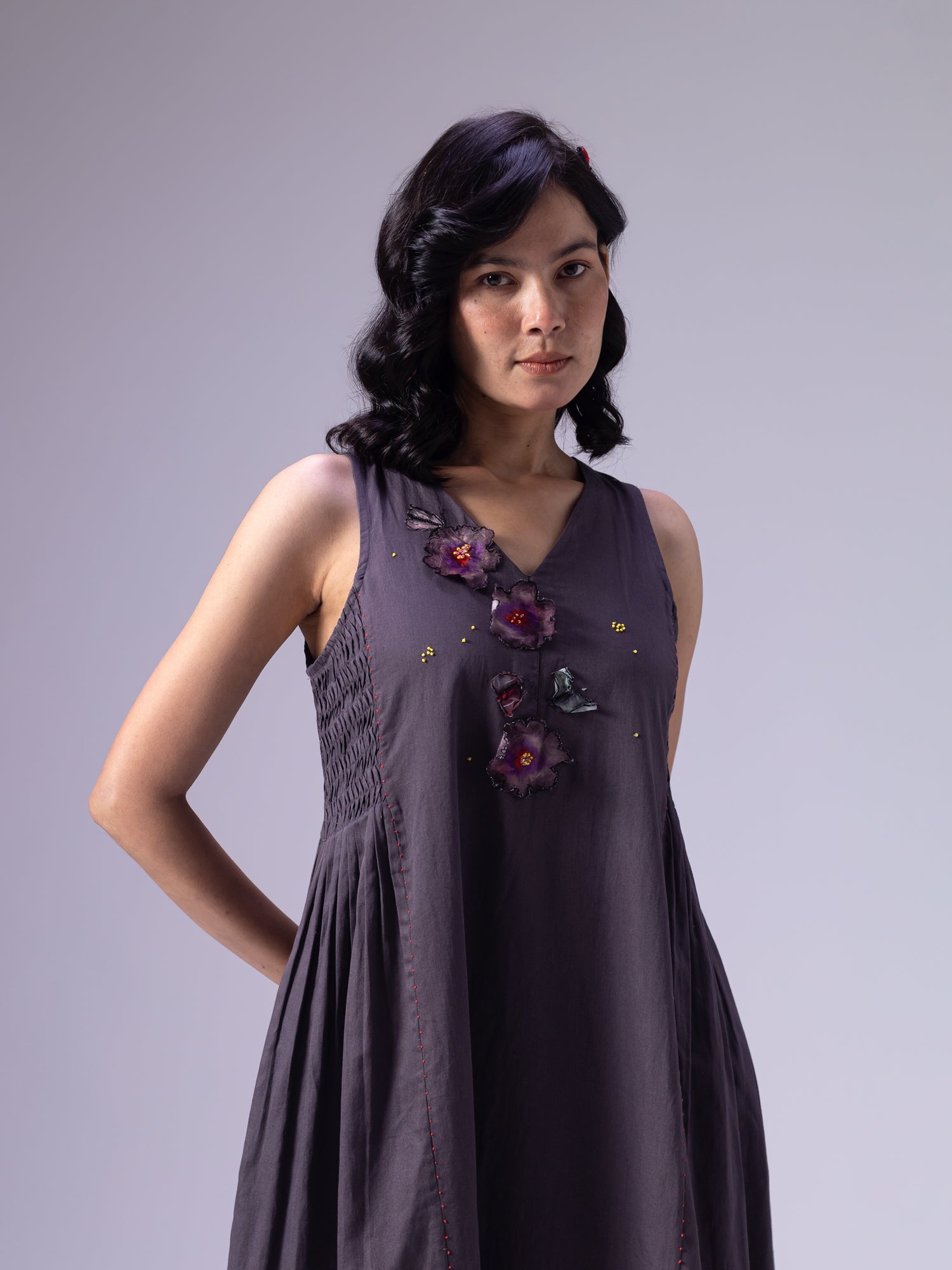 Hoshi Charcoal Dress