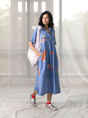 Sei Blue Dress
