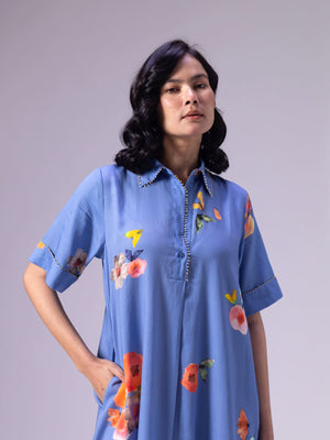 Sei Blue Dress
