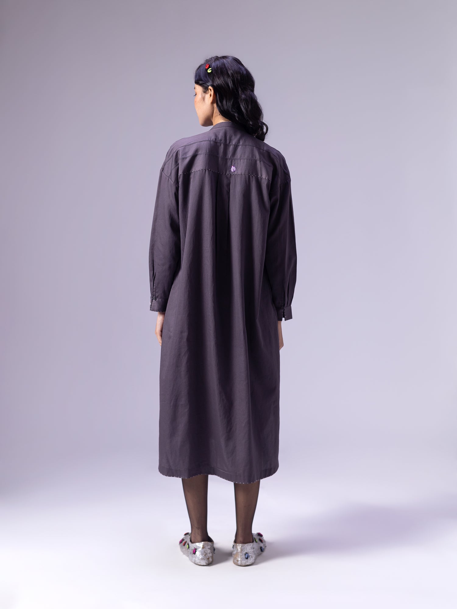 Fuyu Charcoal Dress
