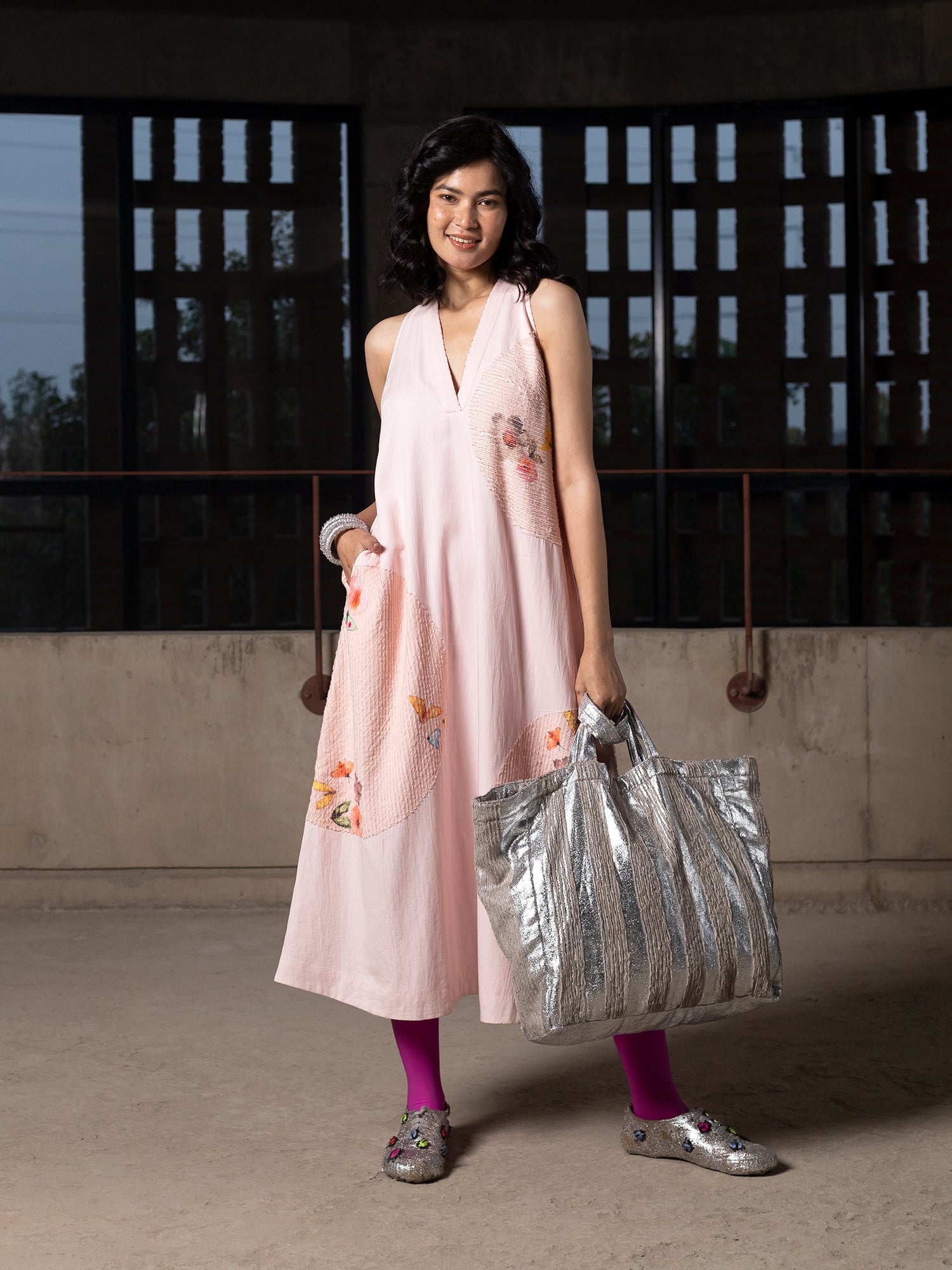 Kintsugi Pink Dress