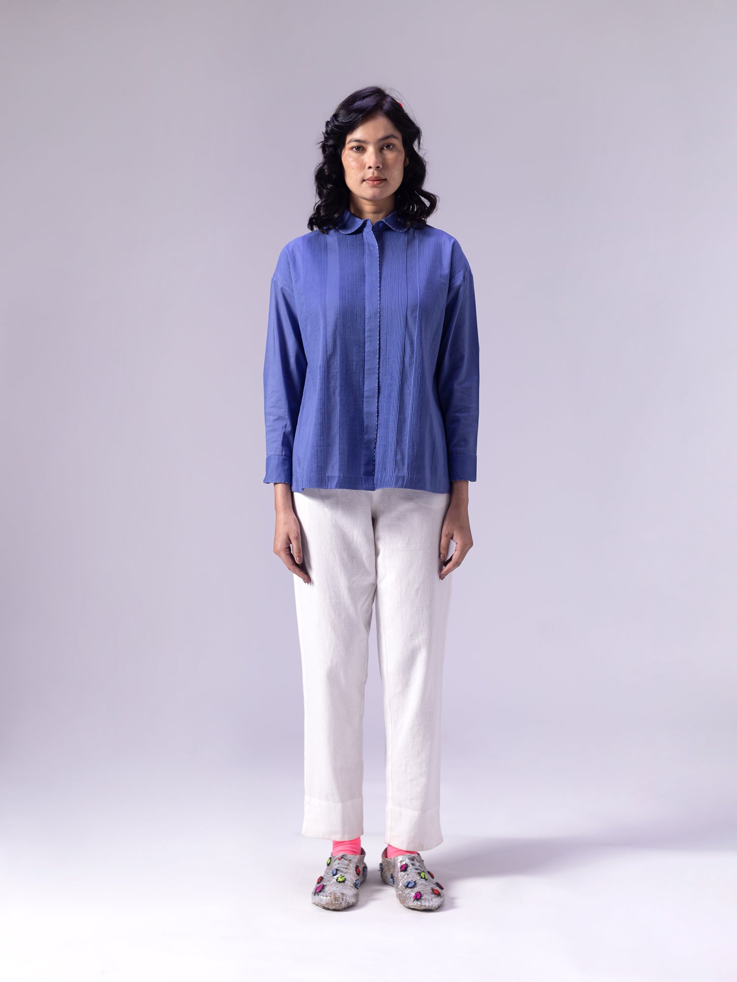 Aoi Blue Shirt