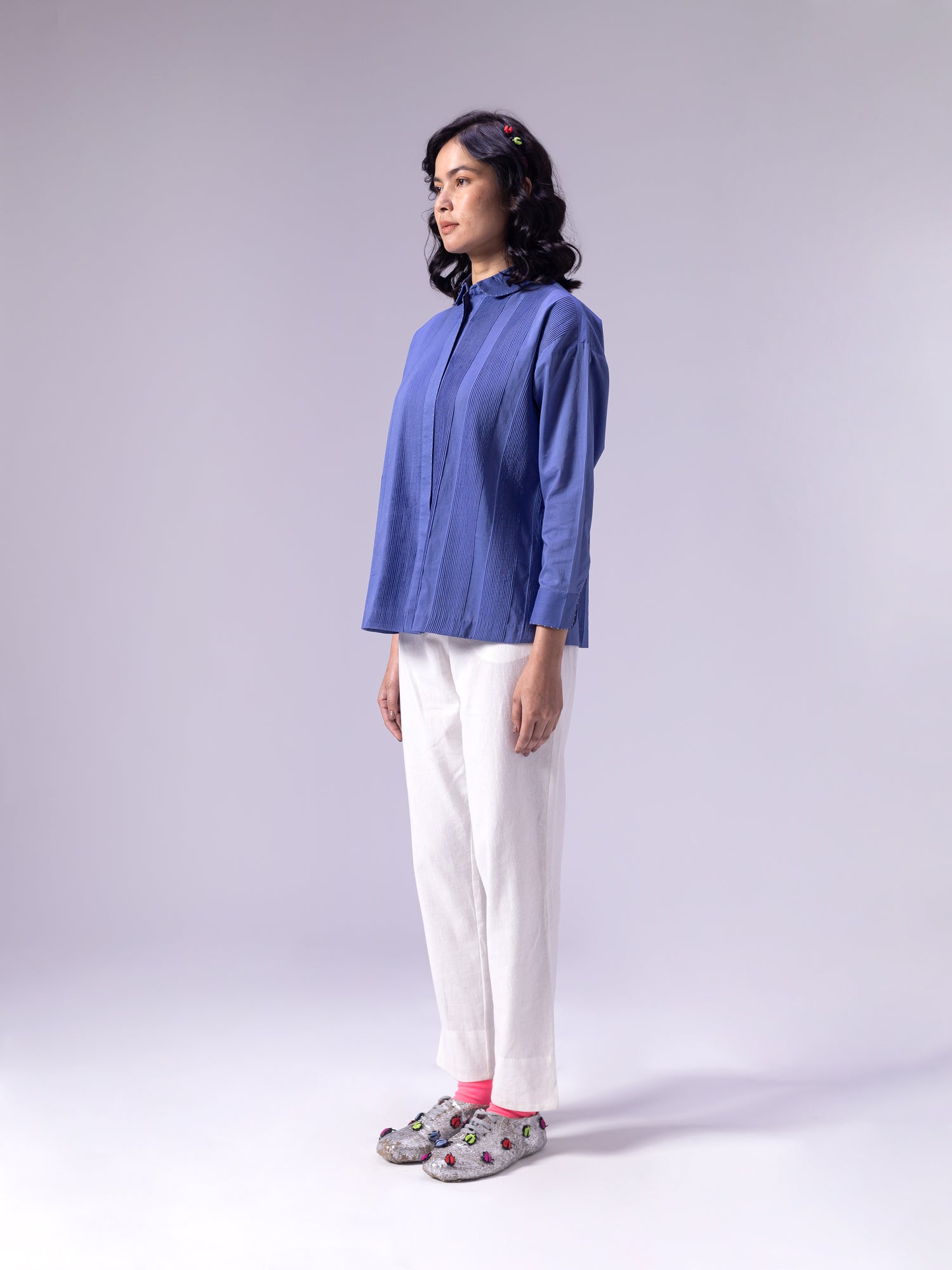 Aoi Blue Shirt