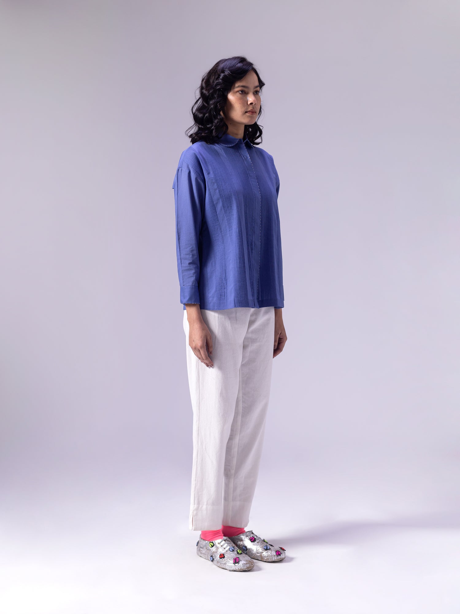 Aoi Blue Shirt