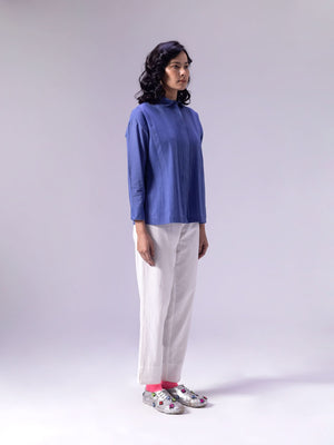 Aoi Blue Shirt