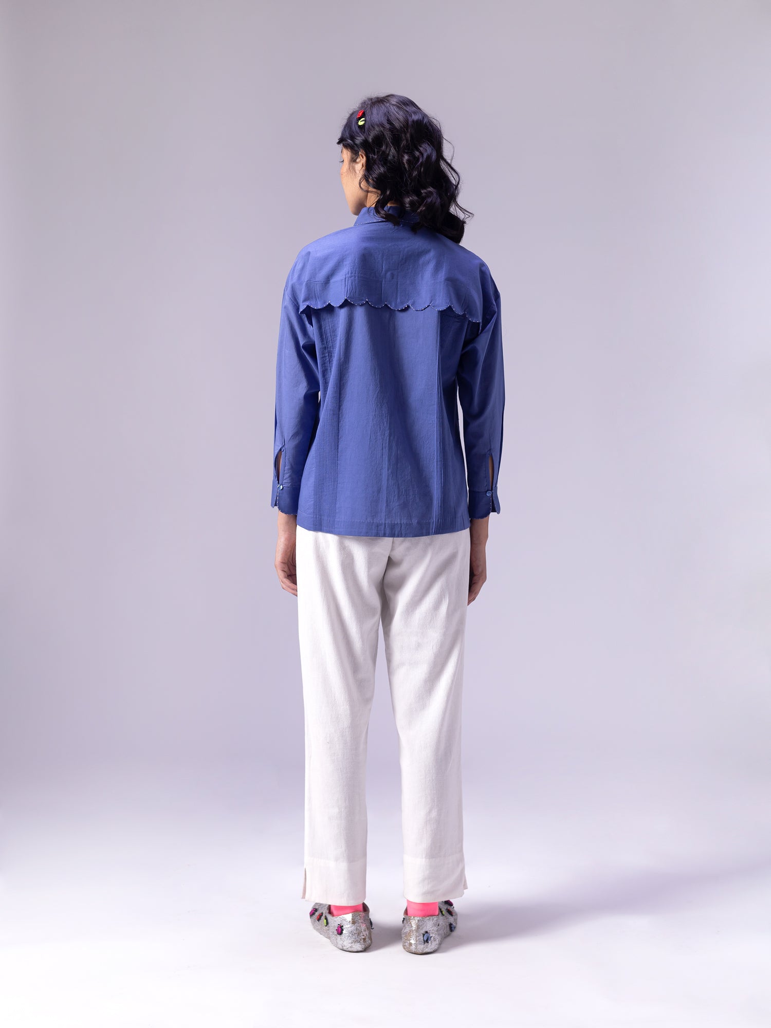 Aoi Blue Shirt