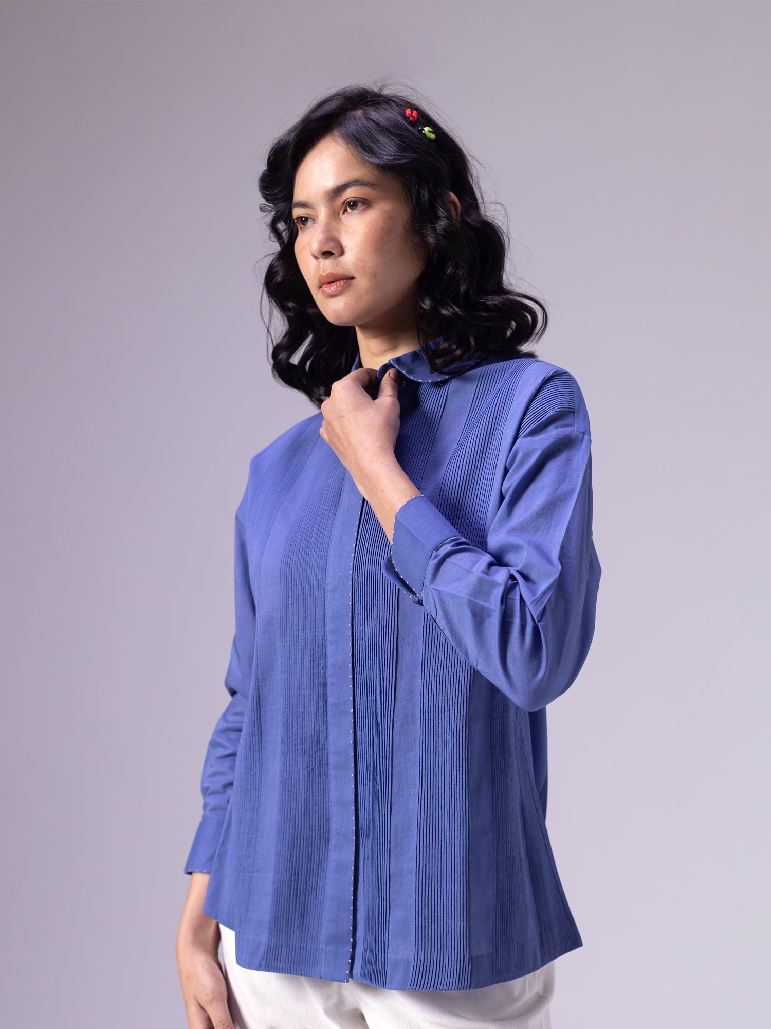 Aoi Blue Shirt