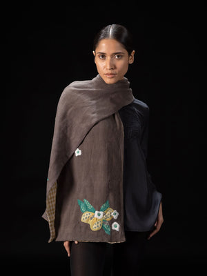 Citrus Charcoal Scarf