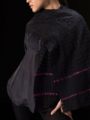 Marina Black Scarf