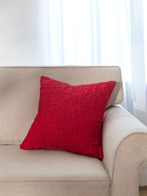 Sage Red Cushion Cover