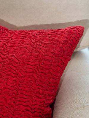 Sage Red Cushion Cover