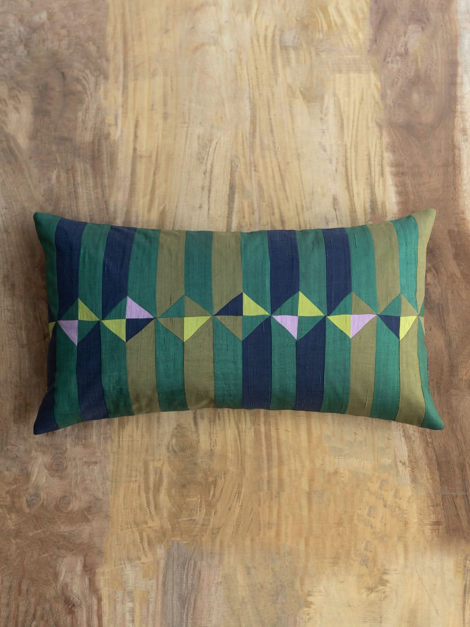 Chives Blue Cushion Cover