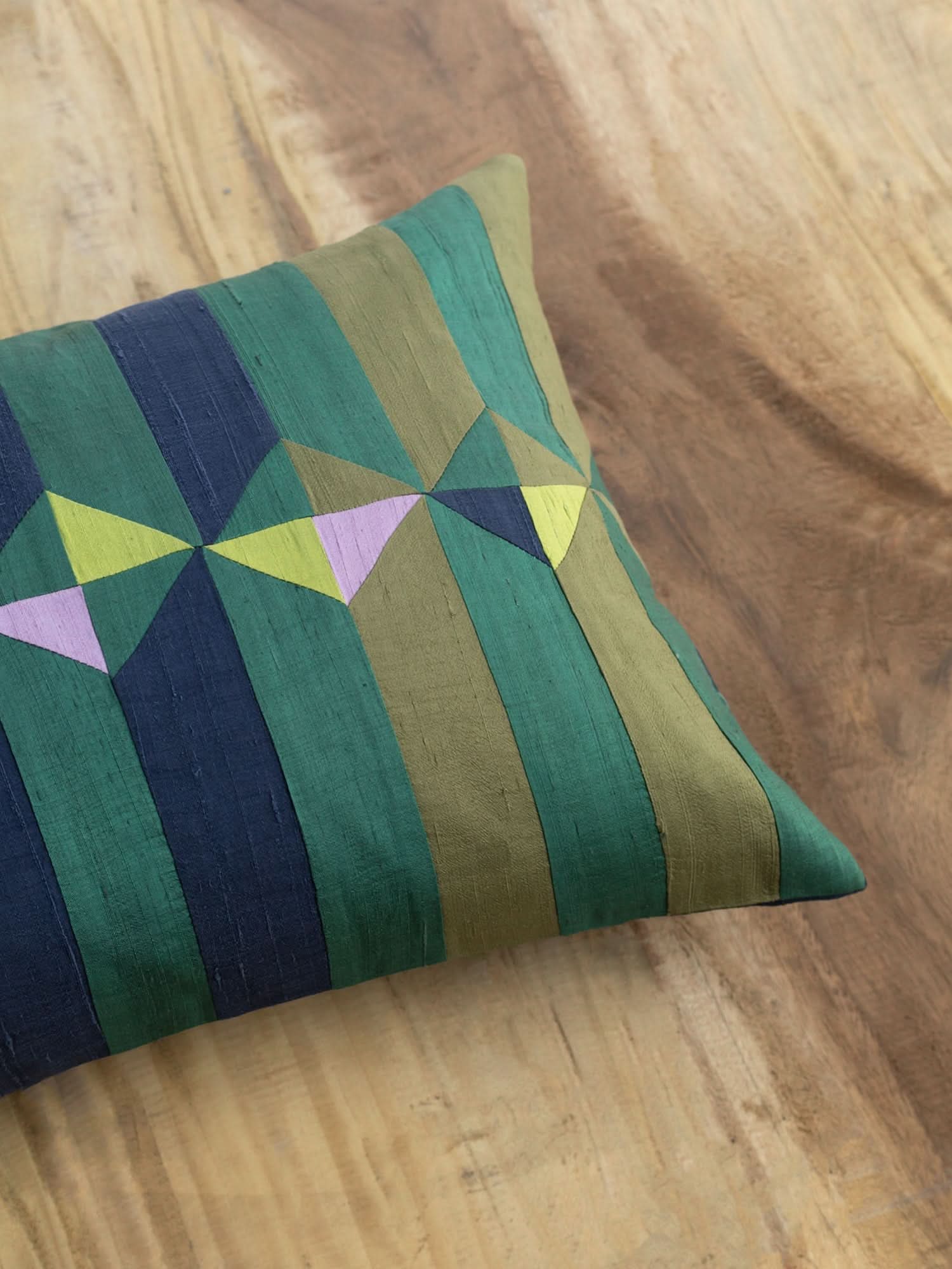 Chives Blue Cushion Cover