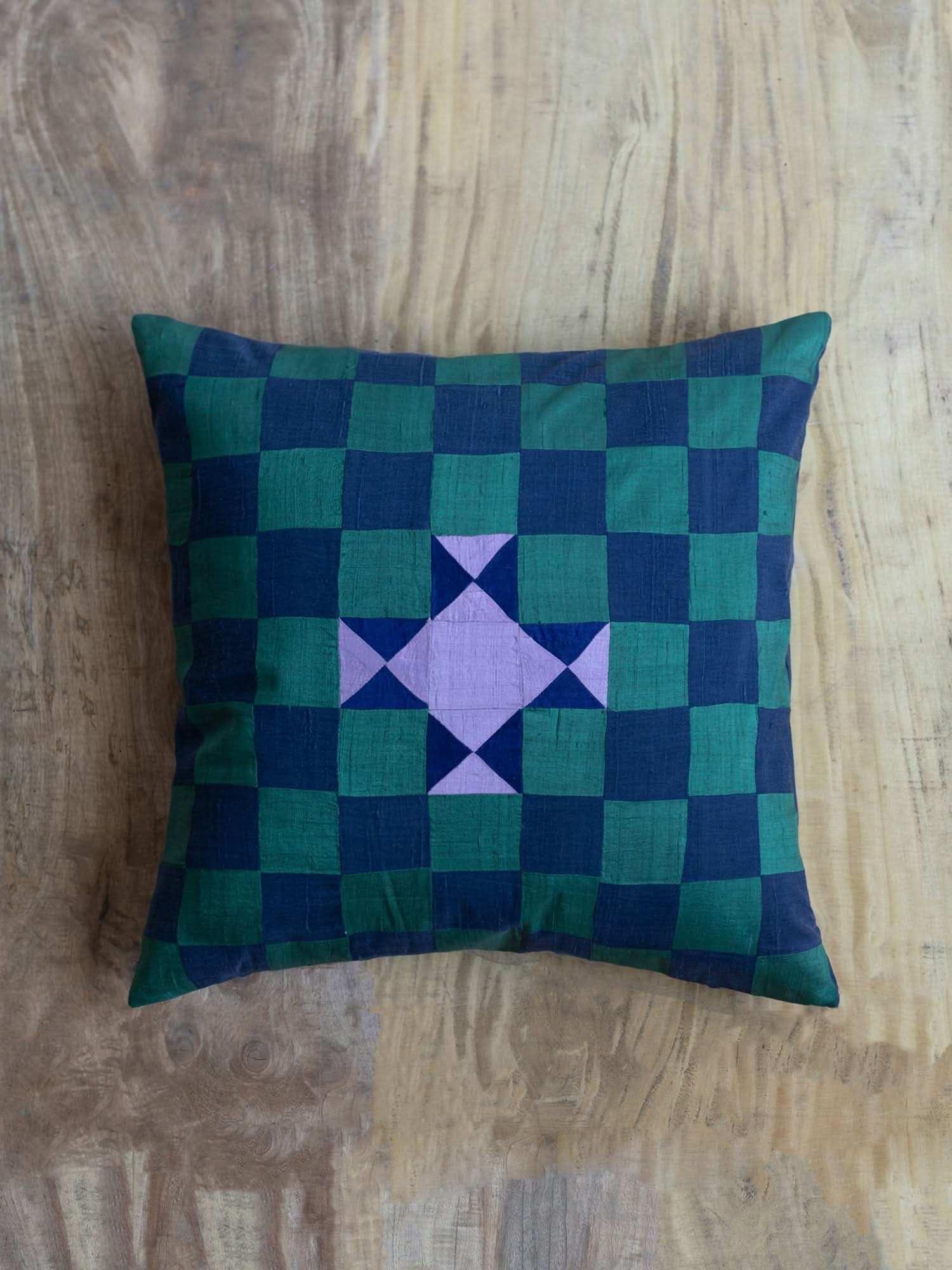 Ginserg Blue/Green Cushion Cover