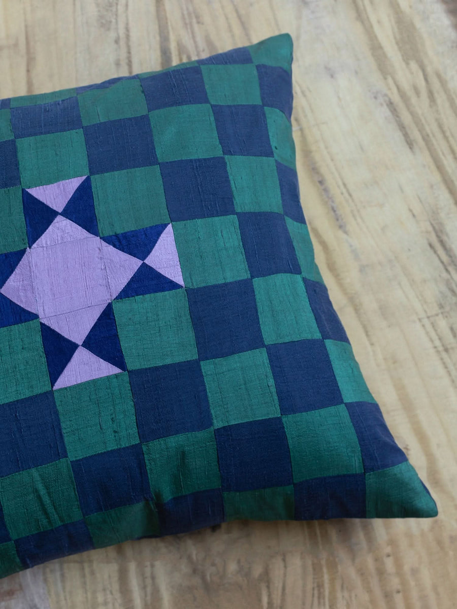 Ginserg Blue/Green Cushion Cover