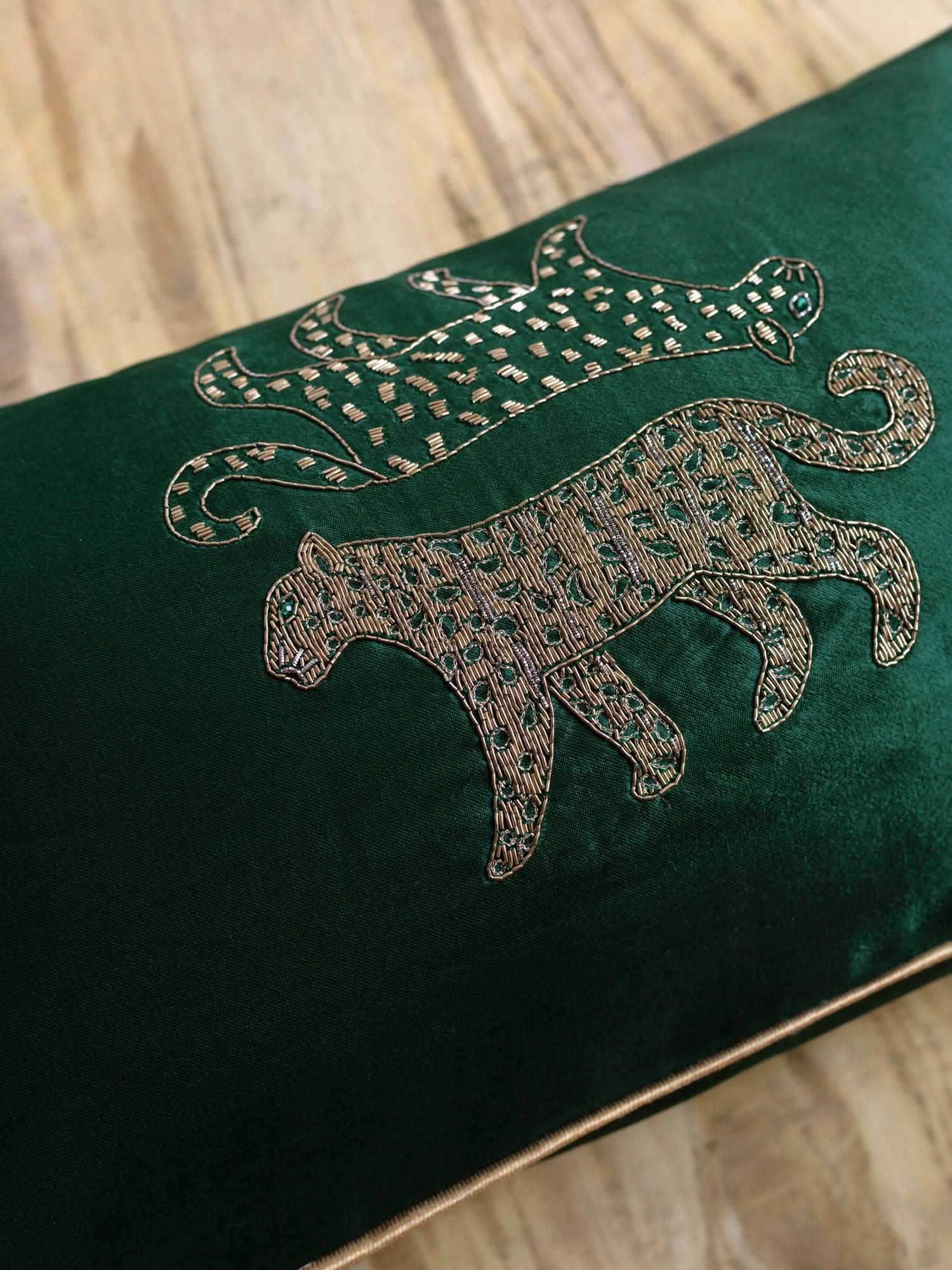 Vervain Forest Green Cushion Cover