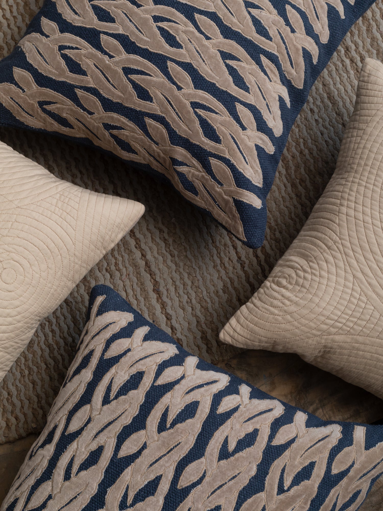 TealTurfing  Bundled Cushion (Set of 4)